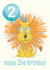Lion 2nd birthday card created by Alexandra Elliot Designs