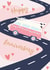 Cute Camper Van Anniversary Card - Happy Anniversary created by Rachel Millson-Hill