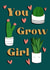 You grow girl card created by art by anniemaura 