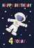 Space 4th Birthday Card created by Dolly and Fred