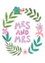Mrs and Mrs - lesbian wedding engagement card created by Sophie Kathleen