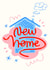 Cute Contemporary New Home Card - House created by Angharad Ffion Design 