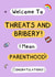 New Baby/ Threats And Bribery Card Lilac created by Meg Lillicrap Studio