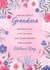 Mother's Day - For Grandma - Pretty - Floral Card created by Dalia Clark Design