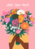 Pretty Mothers Day Card - Mum - Bouquet - Love You Mum created by Emmy Lupin Studio 