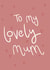 To my lovely mum 1000 created by O - DOTT