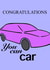Congratulations you can car driving test card created by rushi :)