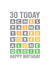 30 Today Wordle Card created by Filthy Sentiments