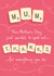 Retro Scrabble Mother's Day card created by NEEDL designs