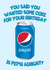 Is Pepsi alright? Funny card created by The Happy Bee