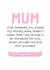 Funny Mother's Day stinky arse card for Mum created by Silly Prints
