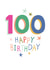 Happy 100th Birthday star card created by Pablo and Pickle Studio