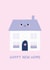 Cute Lilac New Home Card - House - Happy New Home created by Nutmeg and Arlo