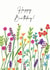 Flower Happy Birthday Card created by Olivia Morgan ltd