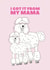 Funny Mothers Day Card - Poodles - Dog - I Got It From My Mama created by Pearl Ivy