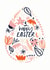Floral Happy Easter Card created by Sweetlove Press