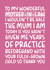 'Years of Practice' Funny Mother-In-Law Mother's Day/Birthday Card created by Brogan Thomas