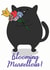 Blooming Marvellous - Black Cat created by Cheryl Wilson