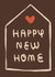 Happy new home card created by Laura Avivar