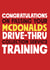 McDonalds Drive-Thru Training Driving Test Card created by Roll Creative