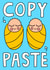 Copy and paste twin baby card created by Wafflemamaart