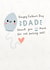 Thanks for not pulling out Dad! Father's Day Card created by Jess Moorhouse