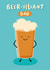 Beer-illiant Dad Card created by Macie Dot Doodles