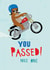 You passed! - Bear Motorbike test design created by Pencilface