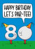 80th Birthday Golf Pun Card created by TeePee Creations