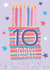 10th Birthday Cake Card created by Pom Pom Party Cards