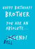Insulting Brother Birthday Card created by Fifi Designs