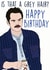 Twilight Saga Inspired Charlie Swan birthday card. Is that a grey hair? created by The Pug Cartel