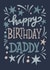 Happy birthday daddy with fireworks created by Natalia Gonzalez