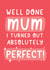 Well Done Mum Mother's Day Card created by Yasmin Atherton