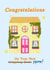 Congratulations on Your New Home Funny Card for Loved One created by AmySrvc Illustration
