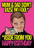 Sister, Gatsby thinks you're a fool Birthday Card created by Blind Faith