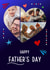 Custom Heart Father's Day Card created by Rosewood Design