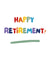 Rainbow Retirement Card created by Frog & Gnome
