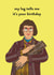 Twin Peaks log lady has a special birthday message created by Extra Vector