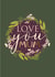 Love you Mum created by Melmade Stationery
