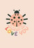 Love Bug card created by Powerinmykindness