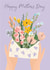 Pretty Mothers Day Card - Flowers - Envelope - Happy Mothers Day created by TAmber Graphics