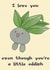 I Love You Oddish Card created by The Wraight Stuff