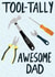 Tool Pun Father's Day Card created by Sweetlove Press