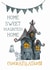 Cute Gothic Ghost Congratulations in Your New Home Card created by Occasional Occasions
