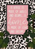 Cute Housewarming Quote New Home Card - Animal Print - A Home Is Made Of Love And Dreams created by The Girl Next Draw Cards