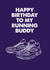 Happy Birthday Running Buddy created by MOJO Creative Studio