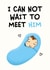 Can't Wait To Meet Him created by Kiddy Winks Prints