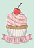 You're Sweet Cupcake: All occasion card created by Burnt Maple