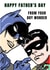 Funny Father's Day Card - Boy Wonder - Batman and Robin created by Cardology